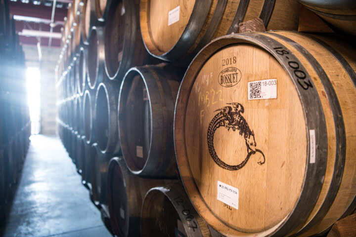 Tannins are found in oak barrels with red wine aging and contribute texture to the wine.