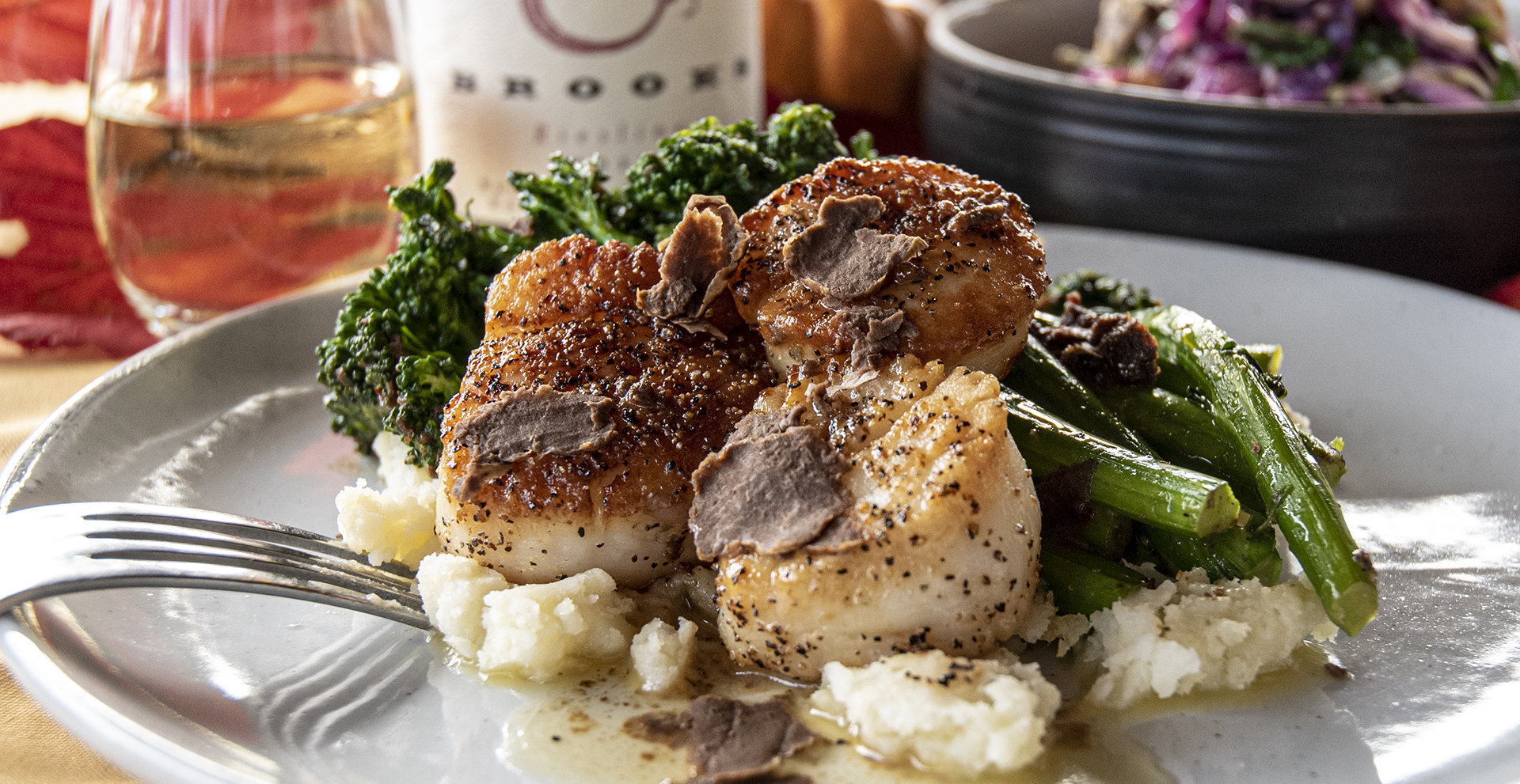 Truffled Sea Scallops